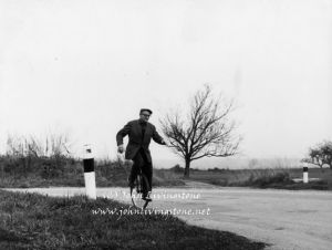 Man on a Unicycle, Somewhere in France, 1967