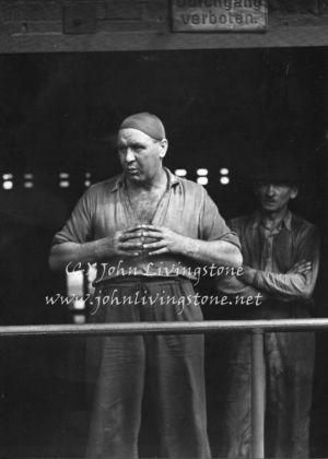 Steel worker, Linz, Austria, 1953