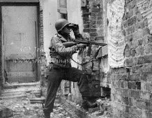 Platoon Leader, Eger, Czechoslovakia, May, 1945