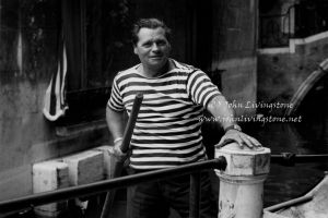 Gondolier, Venice 1952