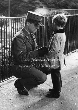 A Swiss Soldier Cares for his Son