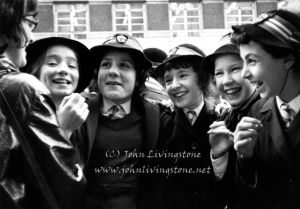Schoolgirls, London, 1970